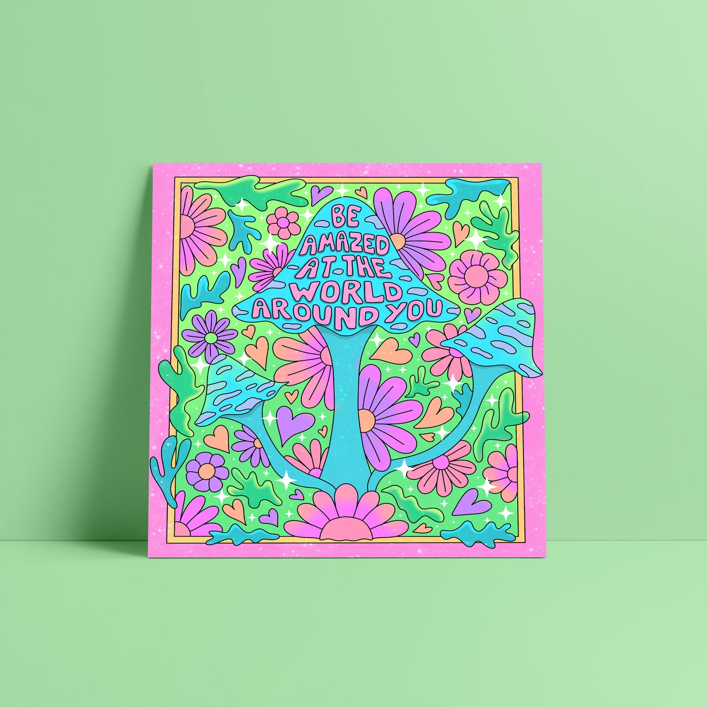 Be Amazed Art Print
