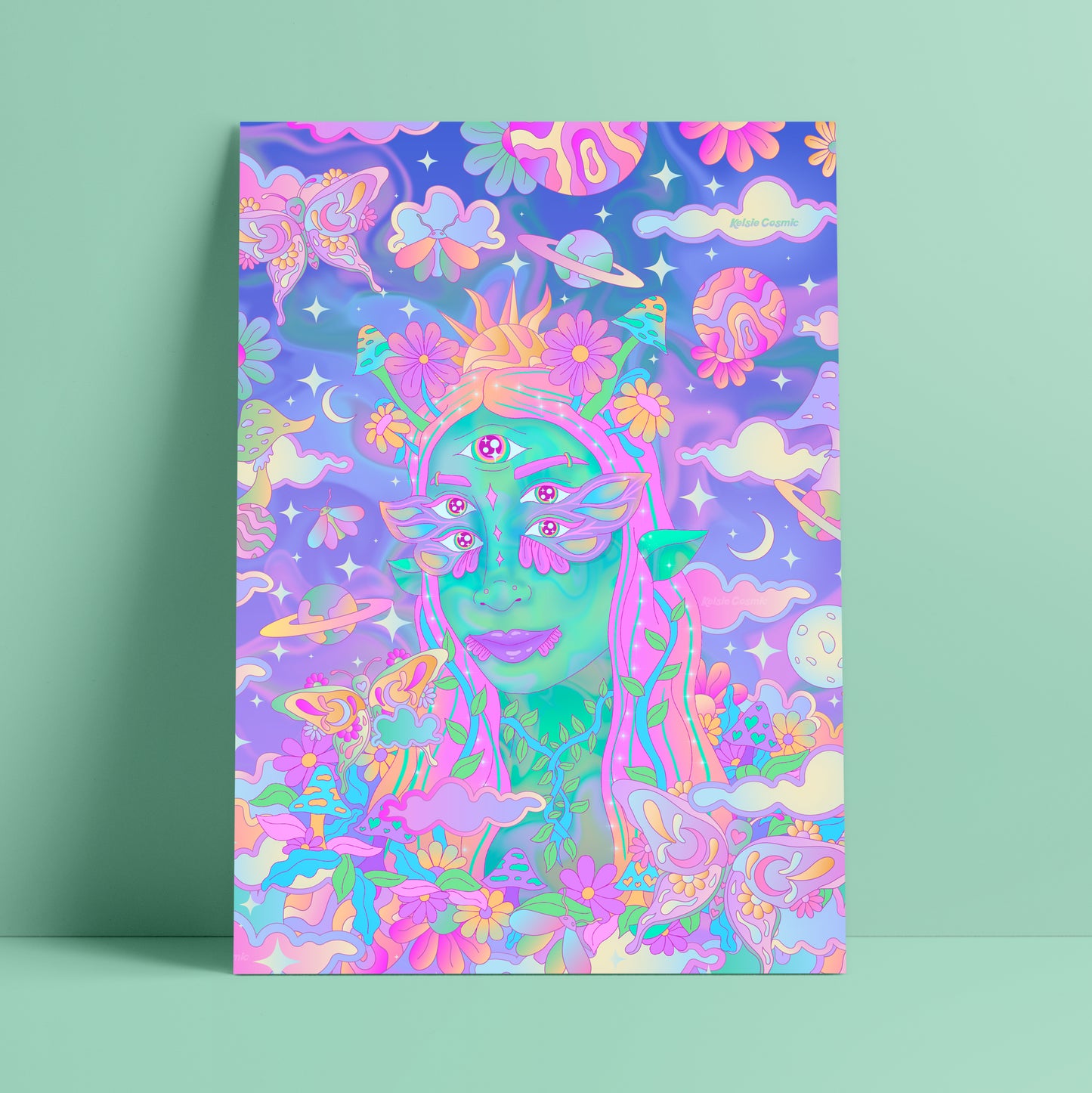 Garden of Unearthly Delight Art Print