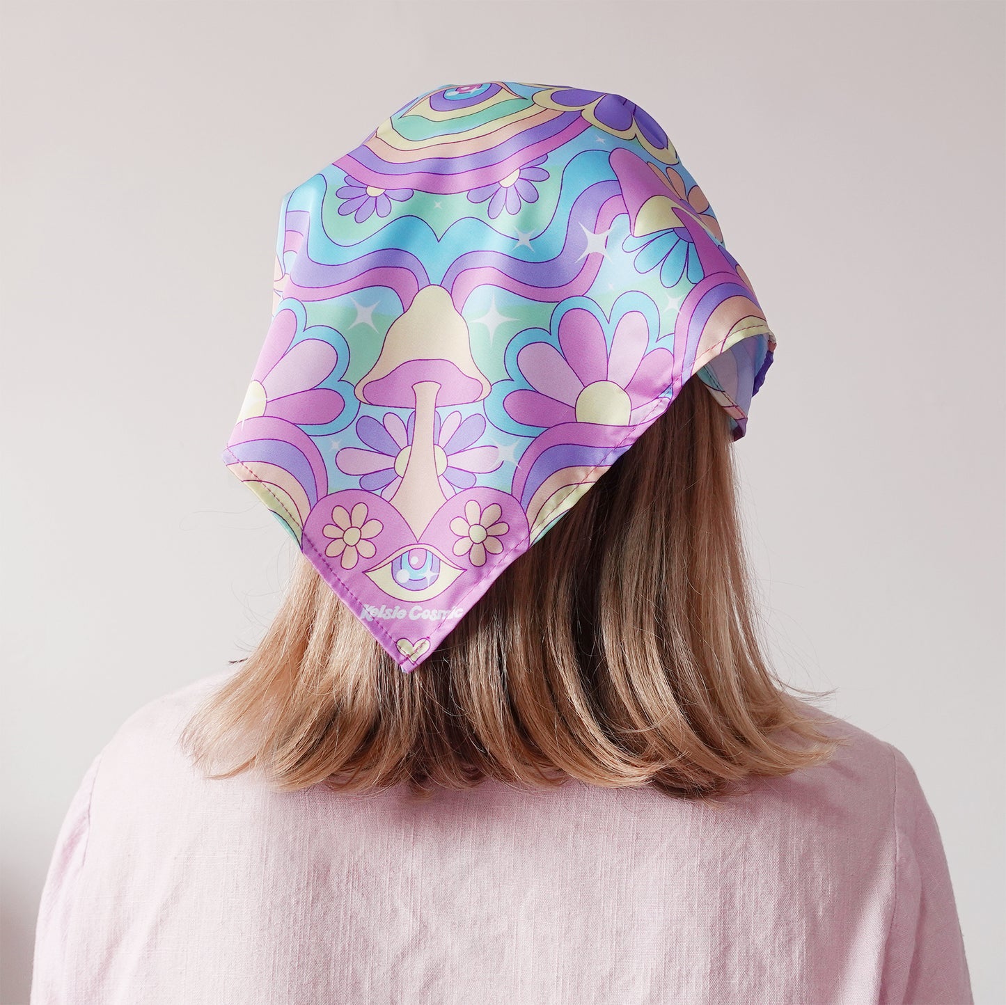 Flower Child Satin Scarf