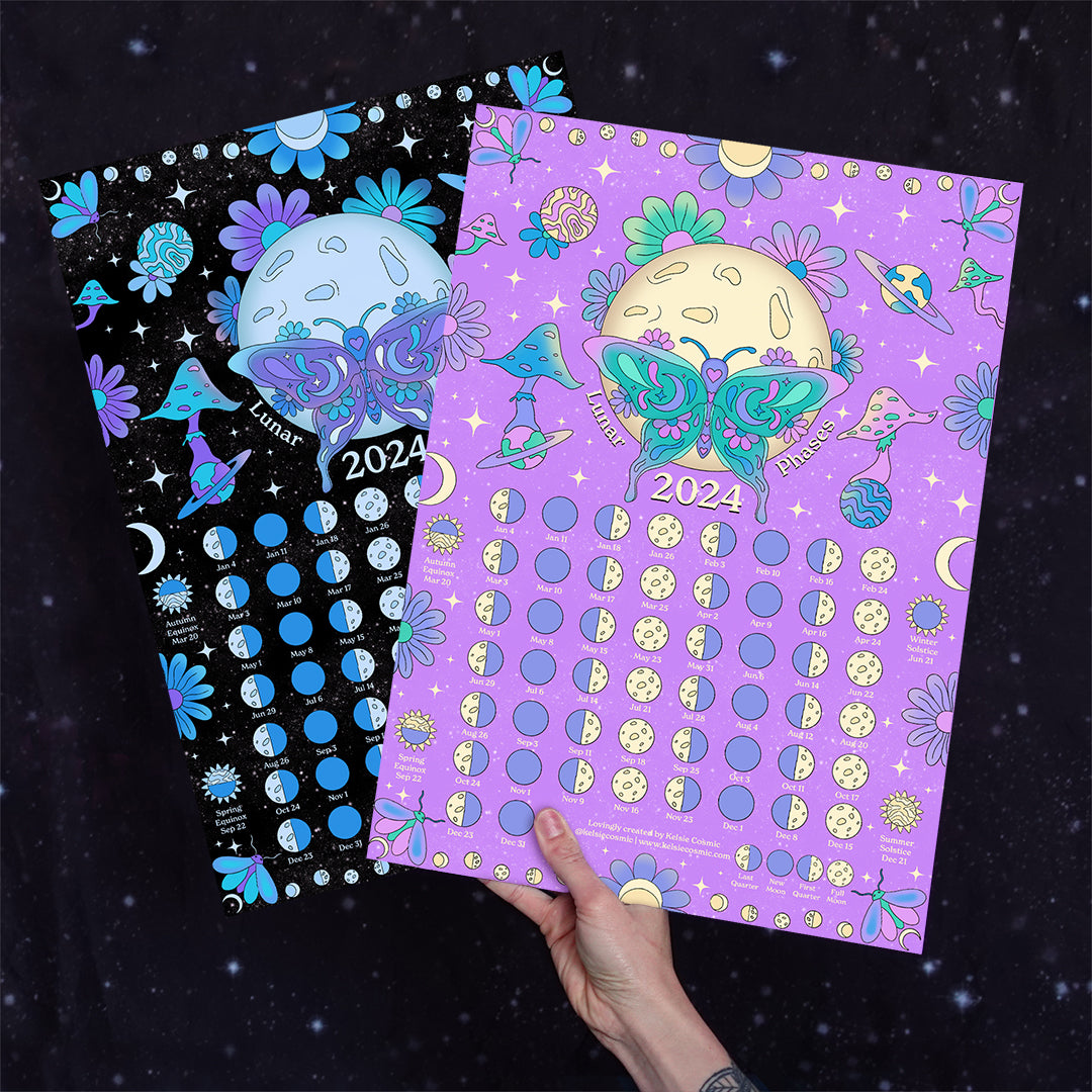 2024 Lunar Moon Calendar – Kelsie Cosmic