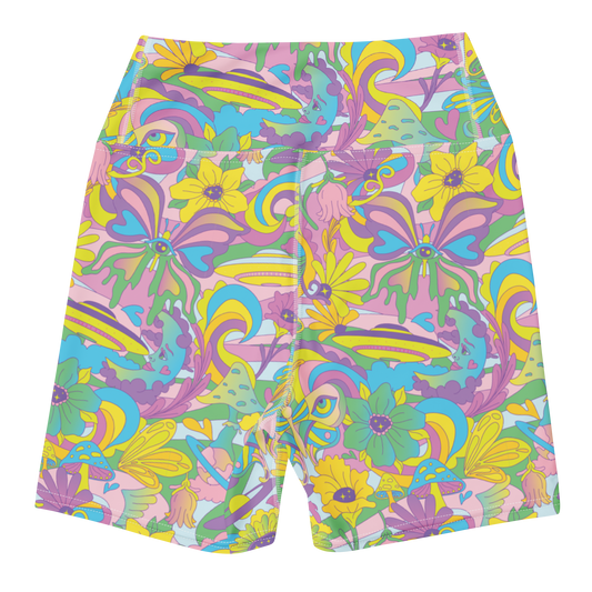 Cosmic Skyway Yoga Shorts