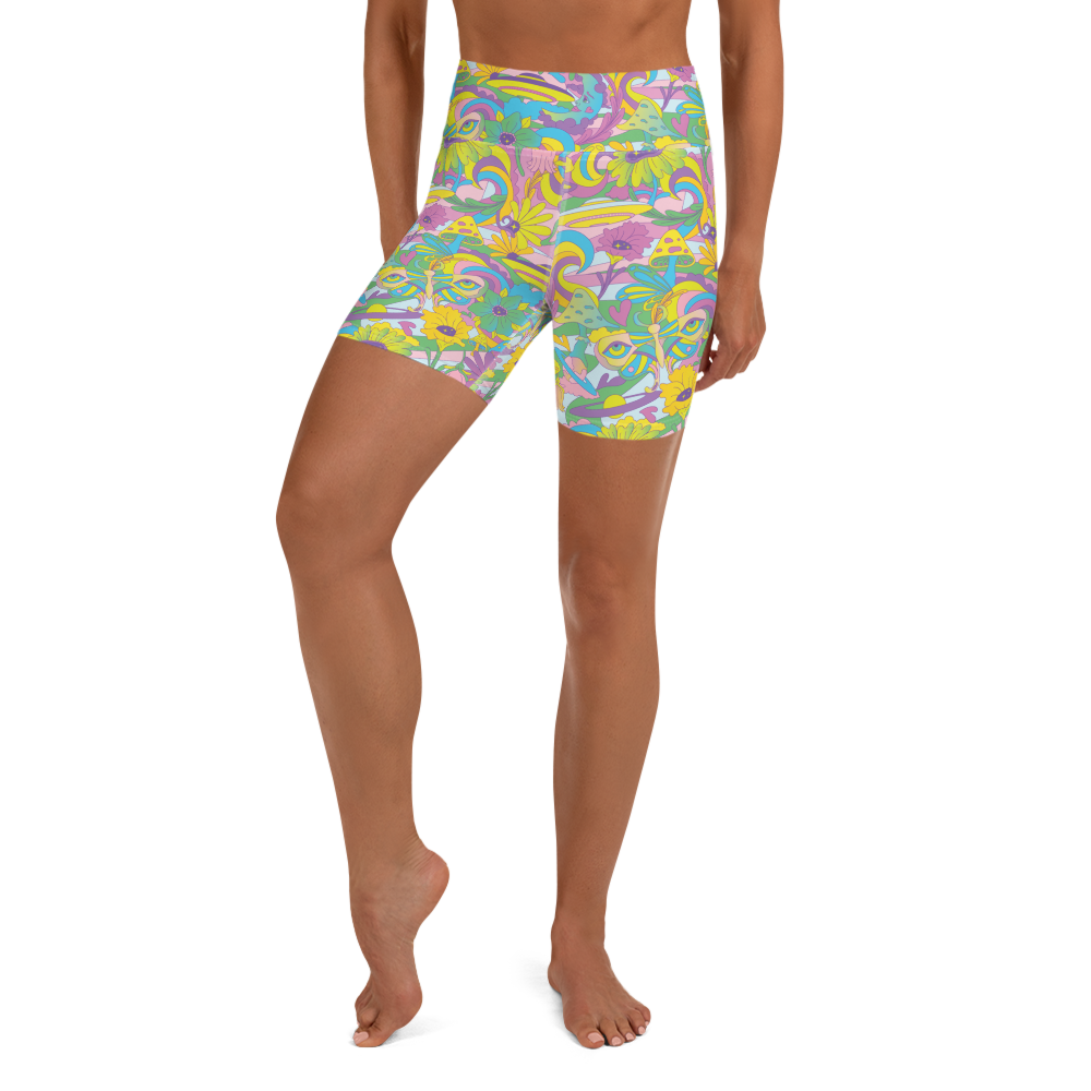 Cosmic Skyway Yoga Shorts