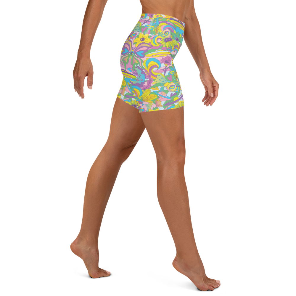 Cosmic Skyway Yoga Shorts