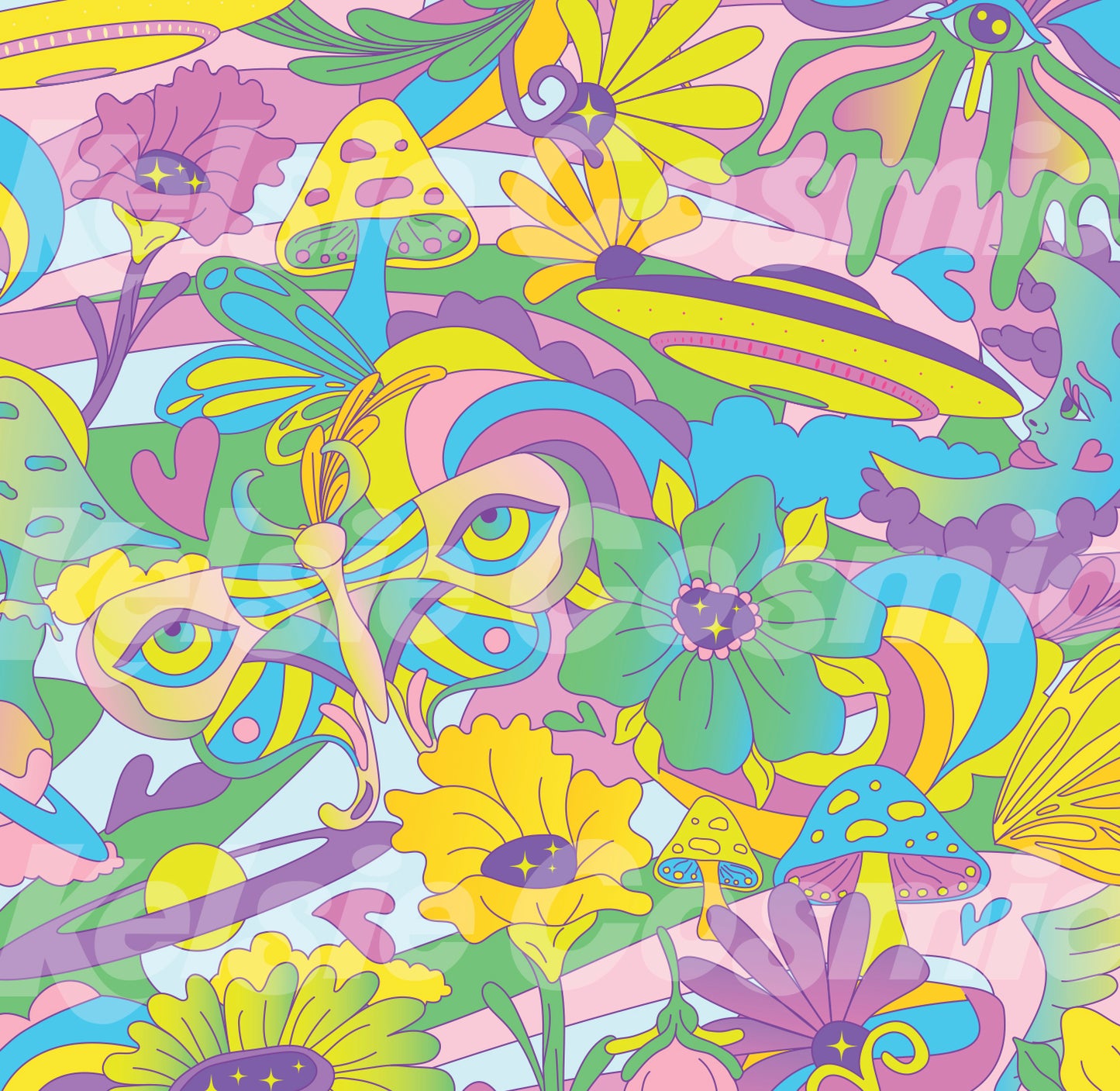 Cosmic Skyway Crop Tee