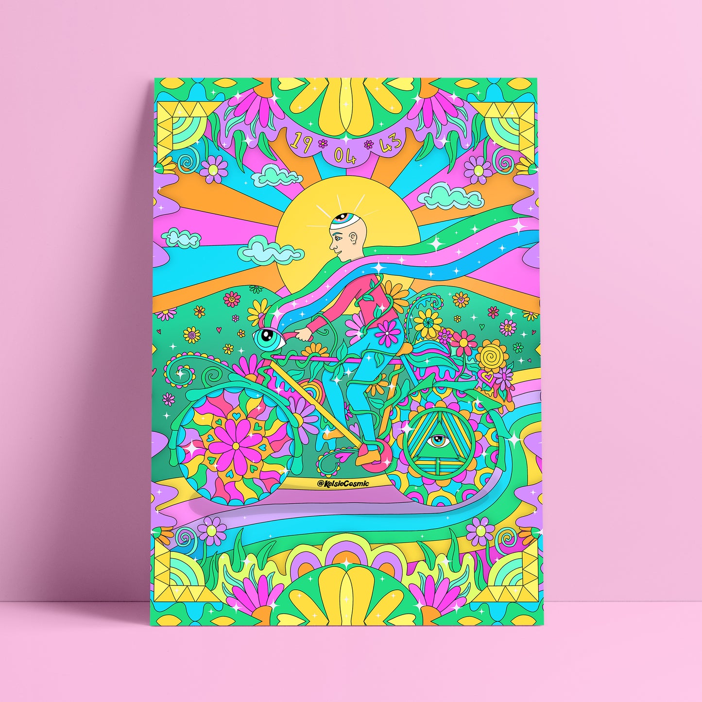 Bicycle Day Art Print