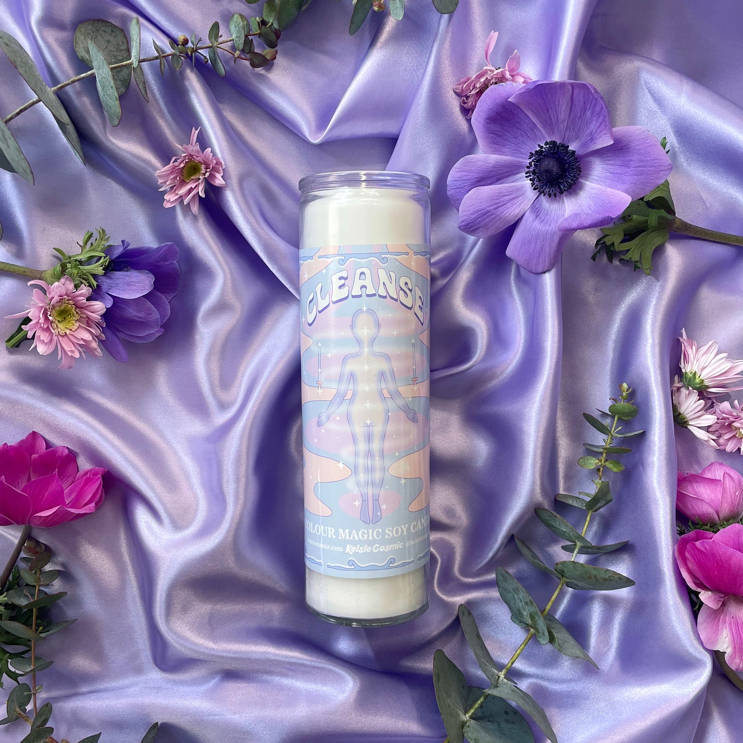 Cleanse Colour Magic White Candle
