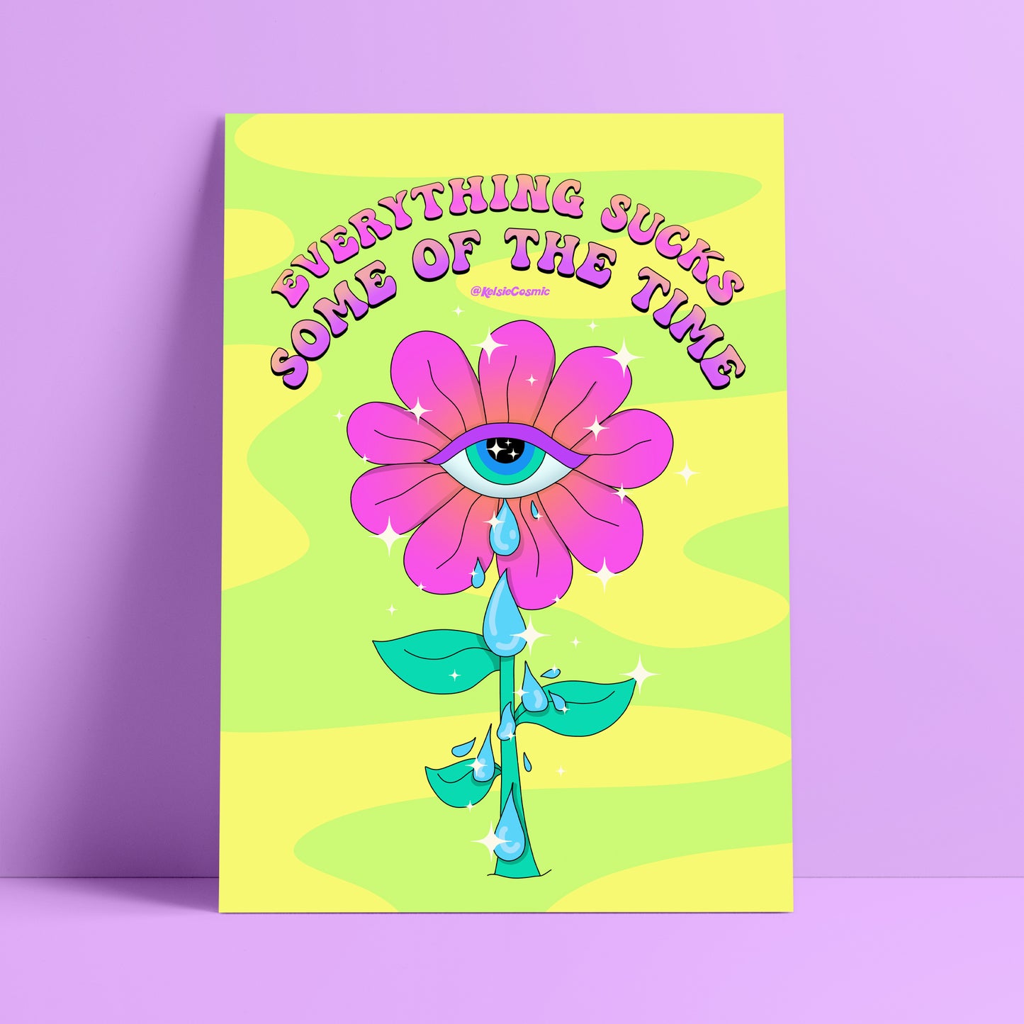 Everything Sucks Art Print