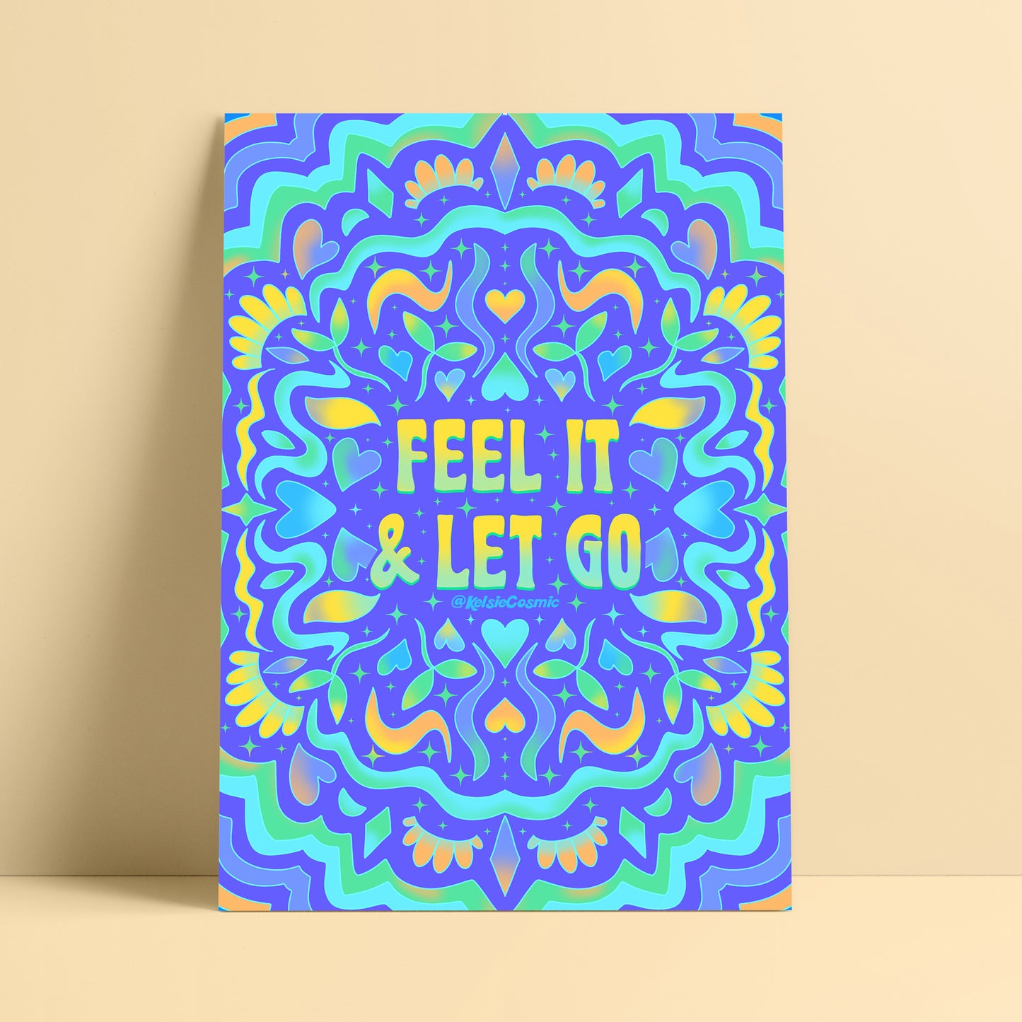 Feel it & Let Go Art Print