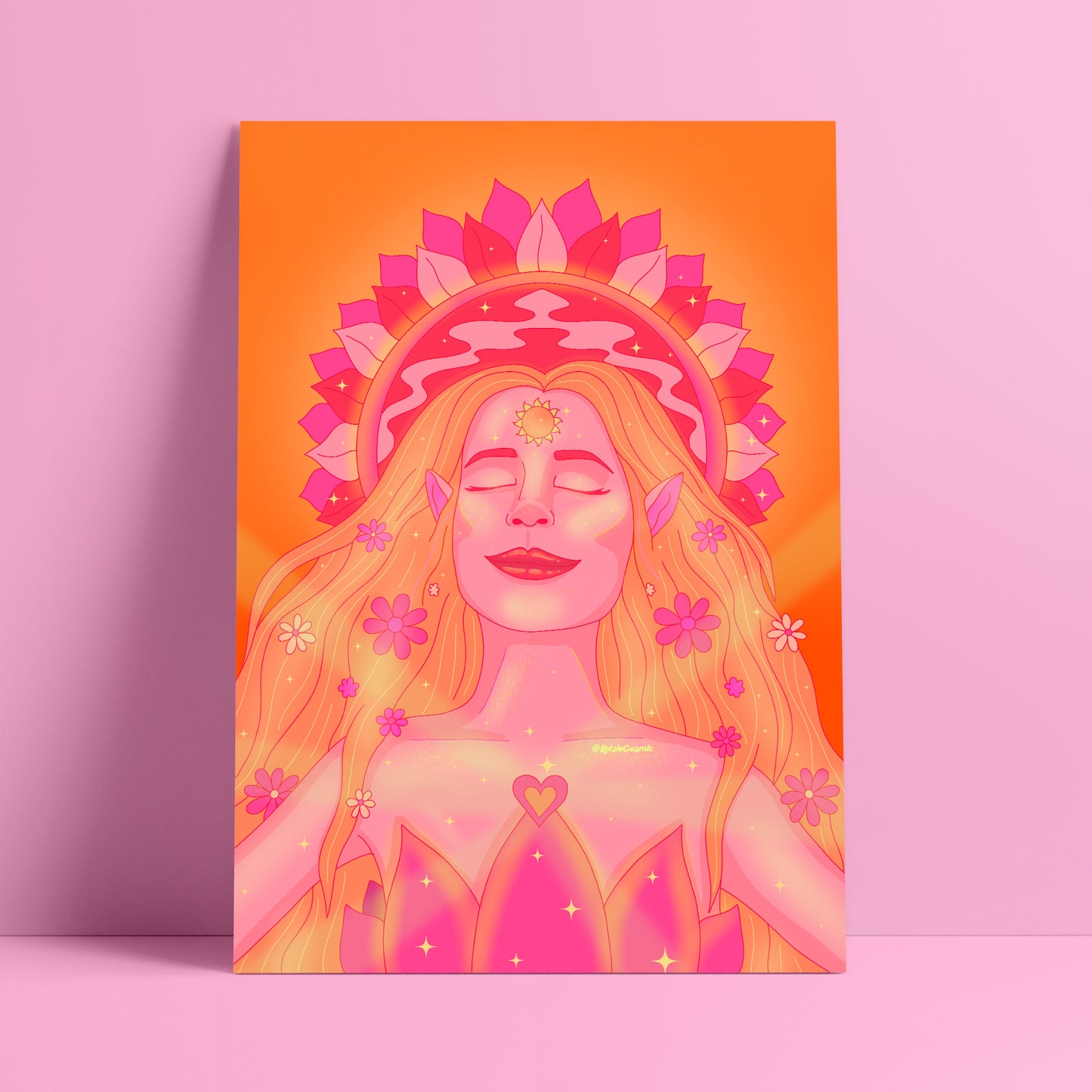 Solstice Queen Art Print