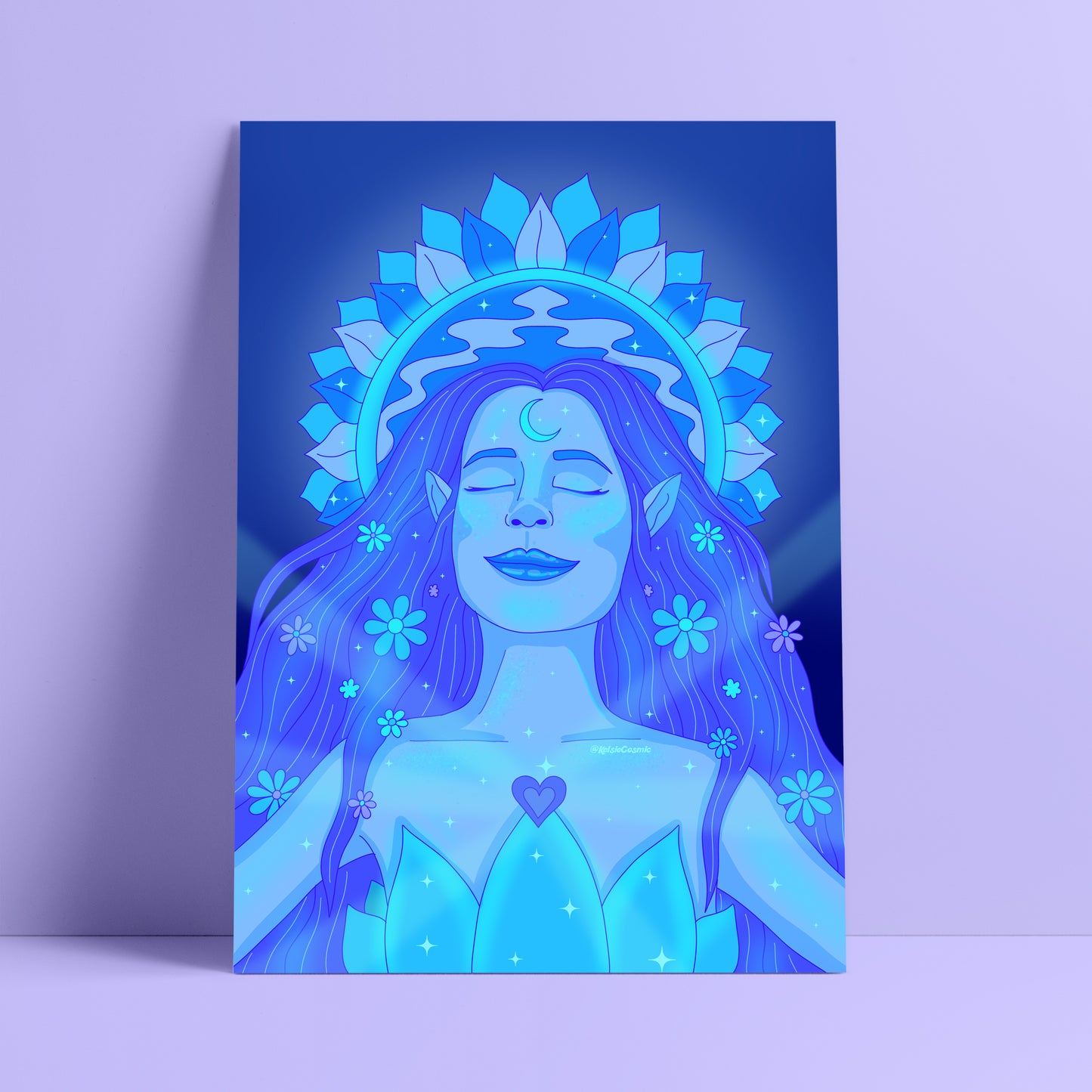 Solstice Queen Art Print