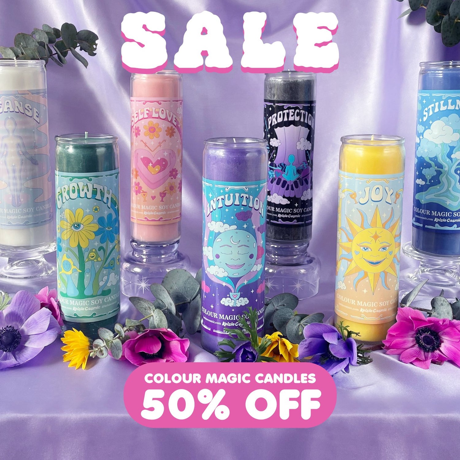 Colour Magic Candles