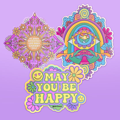 Happy Hippie Sticker Pack