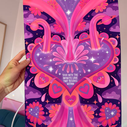 Infinite Love Art Print