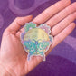 Lunar Moth Holographic Sticker