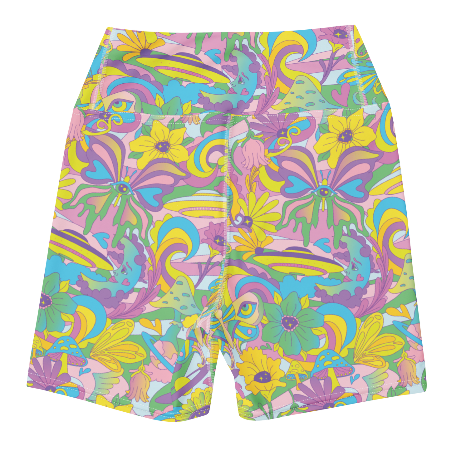 Cosmic Skyway Yoga Shorts
