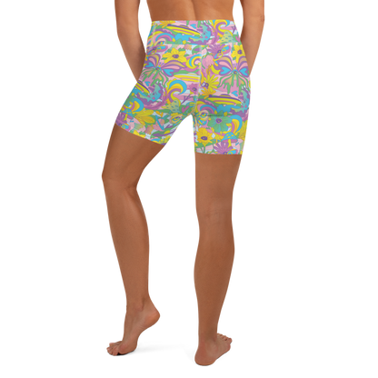 Cosmic Skyway Yoga Shorts