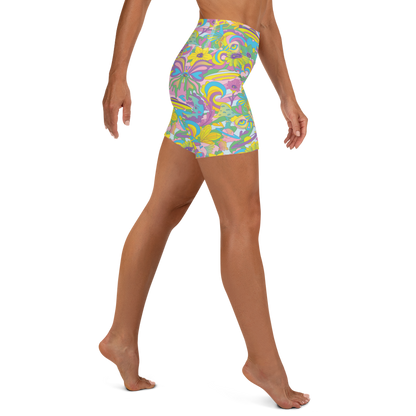 Cosmic Skyway Yoga Shorts