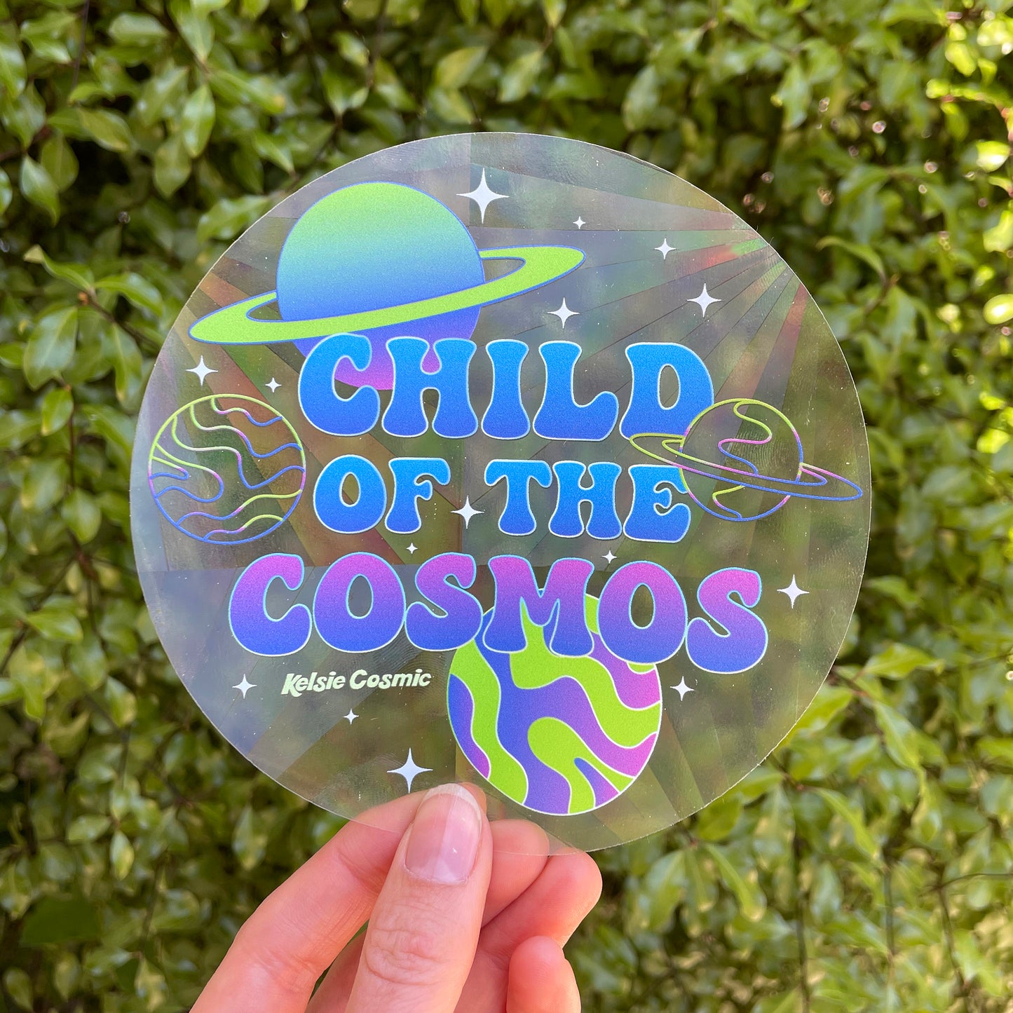 Child of the Cosmos Suncatcher Decal