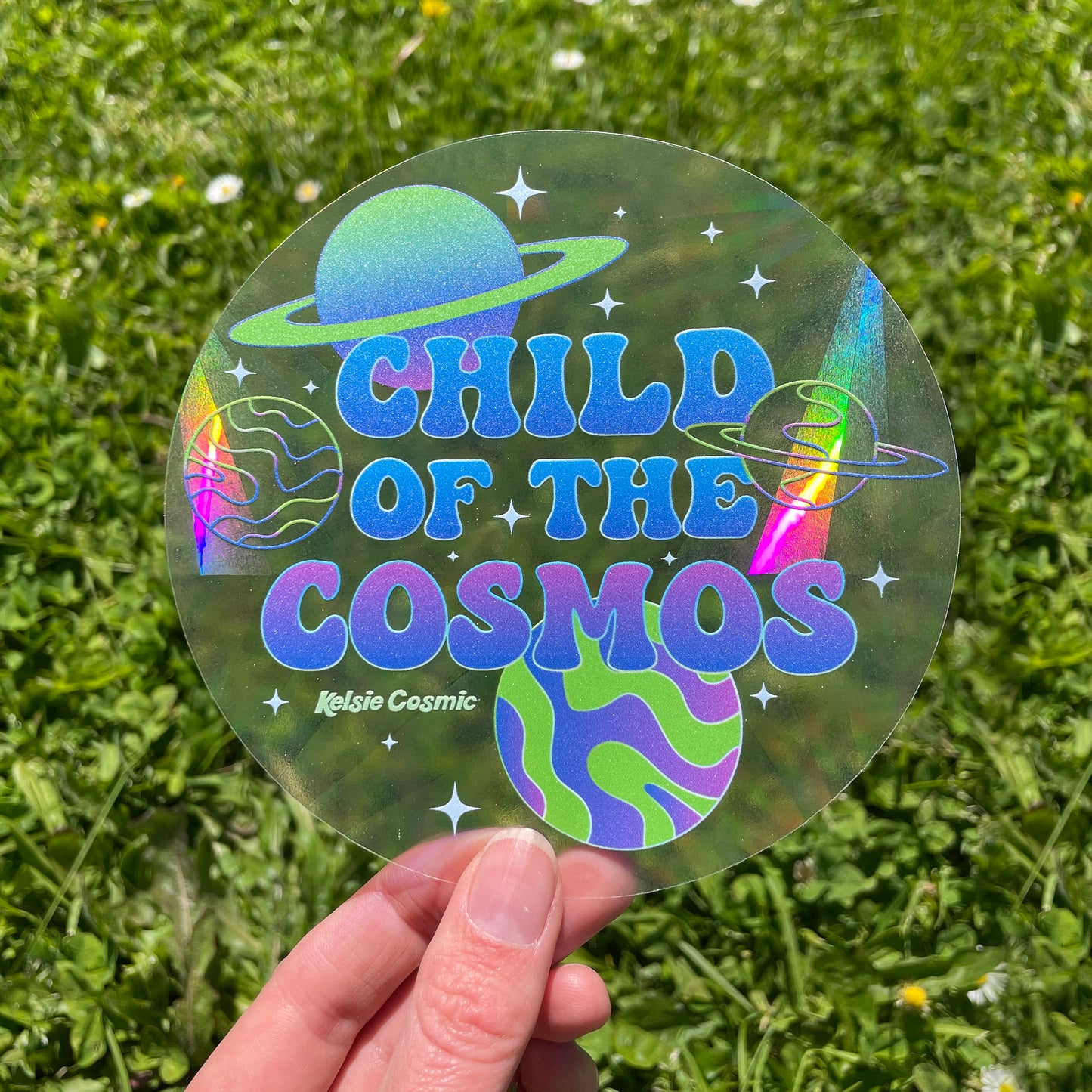 Child of the Cosmos Suncatcher Decal