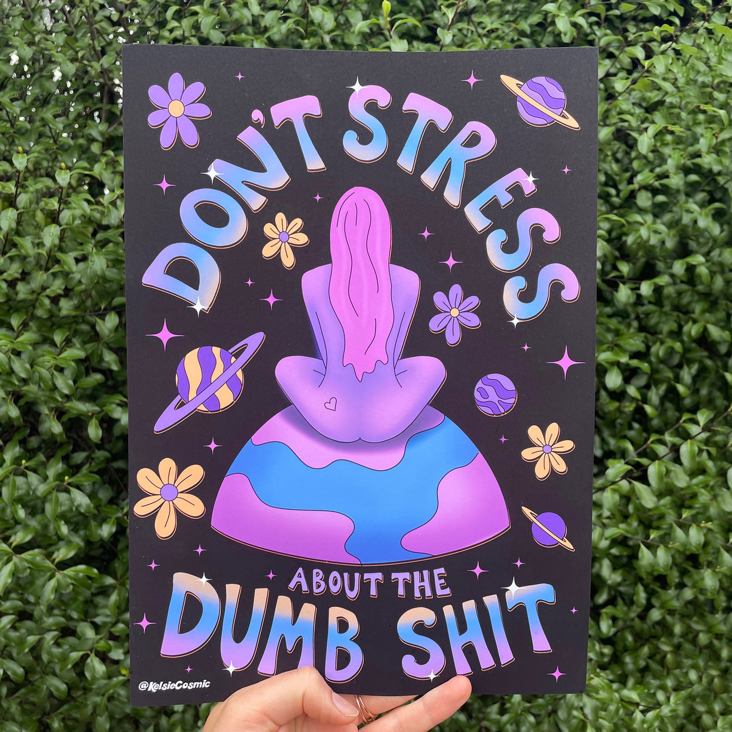 Don't Stress Art Print