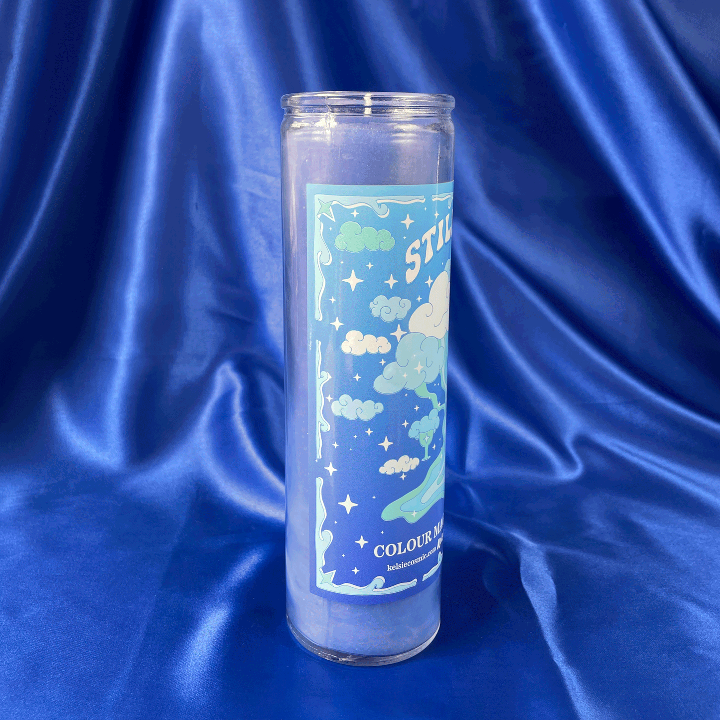 Stillness Colour Magic Blue Candle