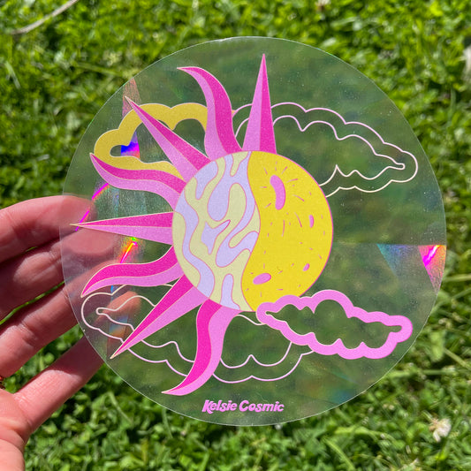 Sunrise Sunset Suncatcher Decal